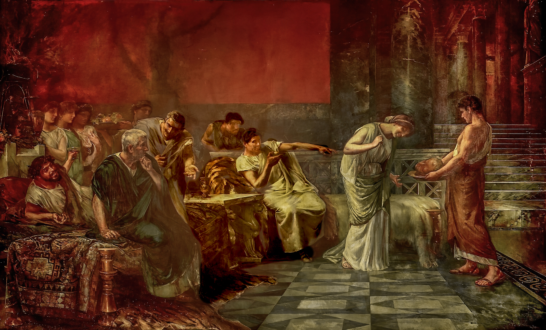 Răzbunarea Fulviei, Francisco Maura Y Montaner (1888) &ndash; pe tavă, nimeni altul decât ultimul apărător al democrației romane