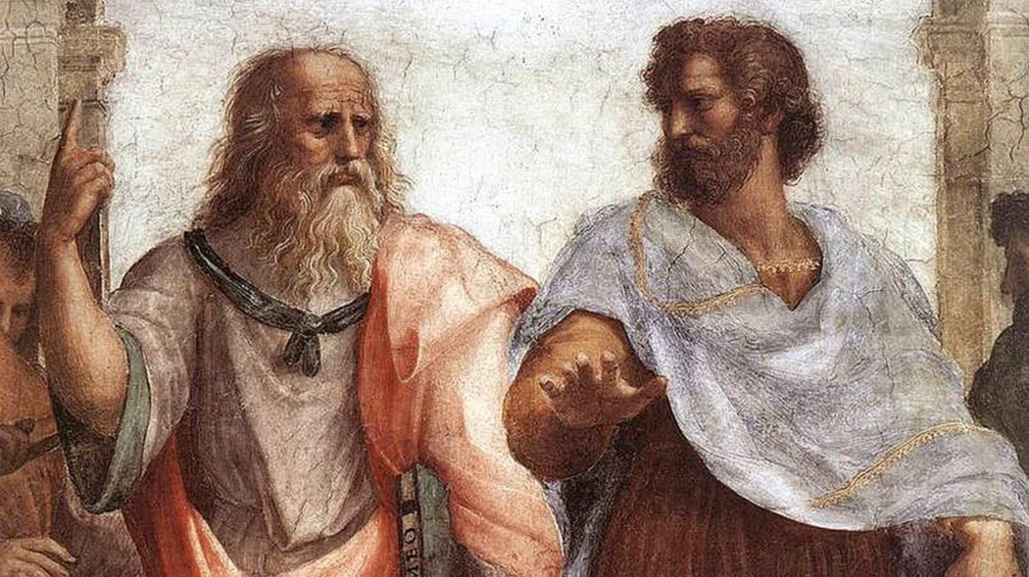 Platon - fragment din Școala din Atena în viziunea lui Raphael