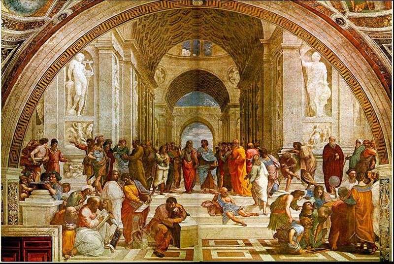 Școala din Atena, pictată de Raphael pictorul nu țestoasa