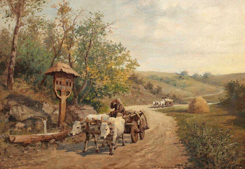 Troiță - pictură de la câmp &ndash; Ludovic Bassarab